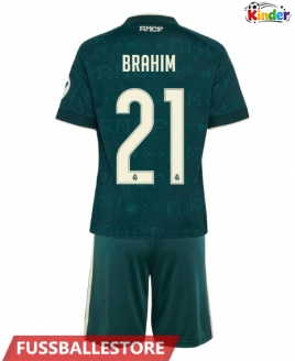 Günstige Real Madrid Brahim Diaz #21 Auswärts Trikotsatzt Kinder 2026-27 Kurzarm (+ Kurze Hosen)